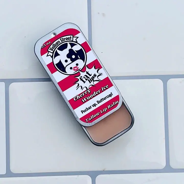 Vellum St Soap Co Cherrywood & Ice Lip Balm (0.25 Oz) 1