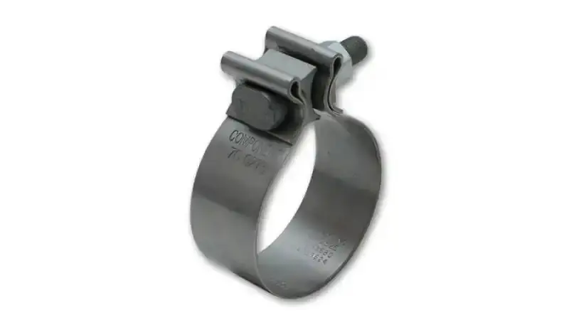 Vibrant Ss Accuseal Exhaust Clamp – 2.25" Od Tubing Seal, 1" Wide Stainless Band 1