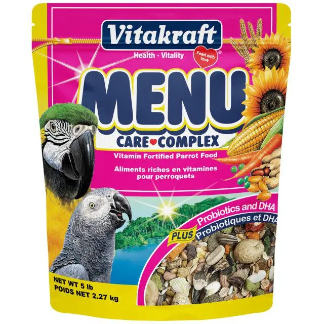 Vitakraft Menu Parrot Food – 5 Lb Bag 1
