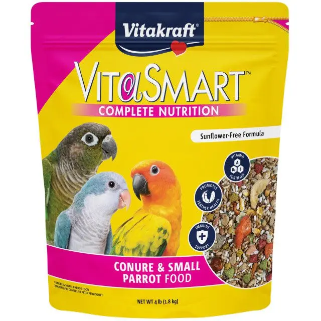 Vitasmart Conure & Small Parrot Formula – 4 Lb Bag 1