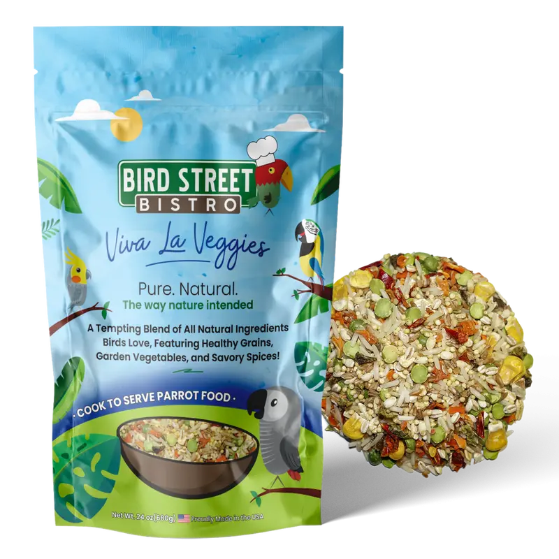 Viva La Veggies – High-Fiber Bird Vegetable Mix, 24 Oz 1