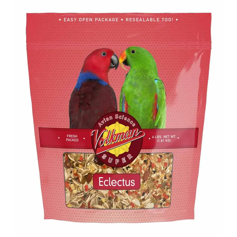 Volkman Avian Science Eclectus Parrot Diet – 4 Lb Premium Food 1