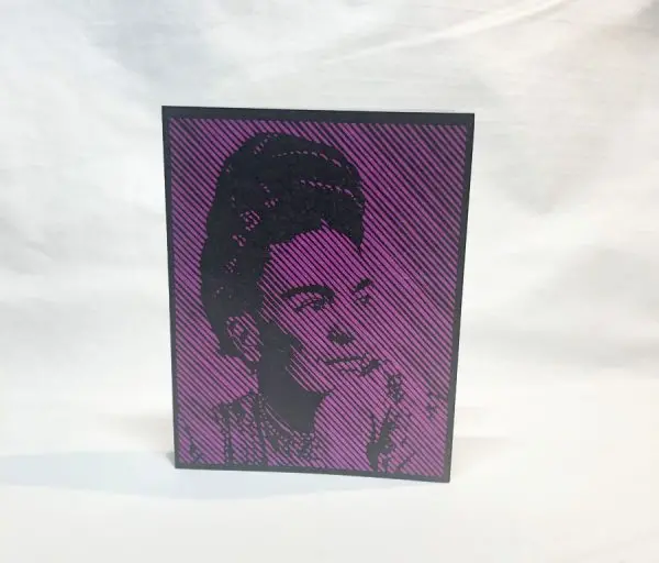 Whimsical Squirrel Tacos Frida Kahlo Art Greeting Card 1