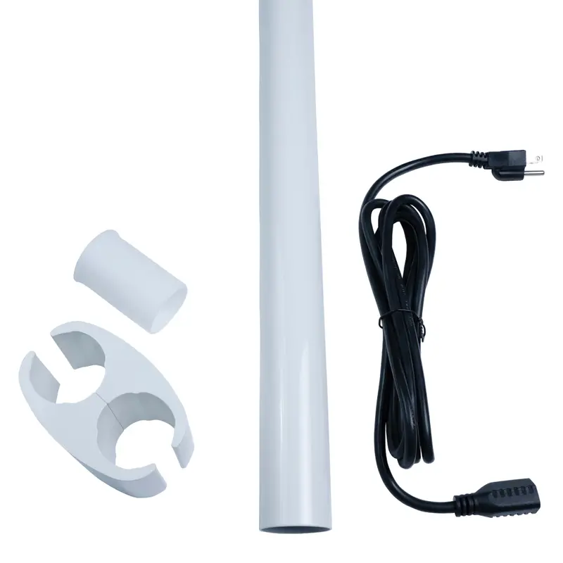 White 24-Inch Light Post Extension With Ritter Bushing – Dci 8922 1