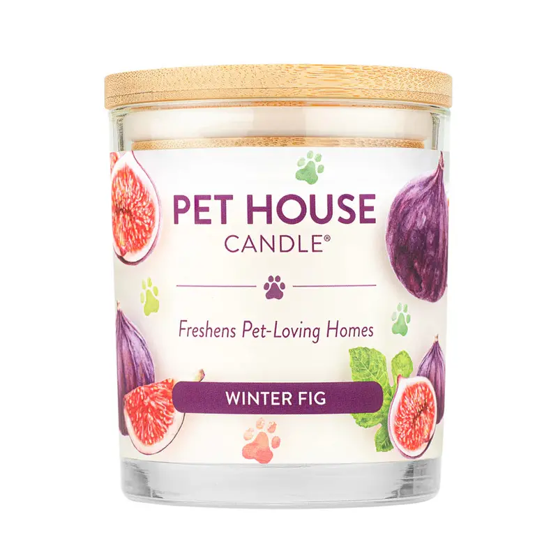 Winter Fig Scented Pet House Candle 1