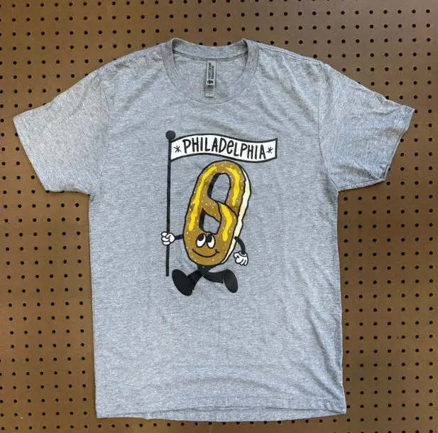 Yardsale Press Marching Band Philly Pretzel Graphic T-Shirt 1