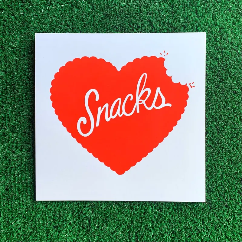 Yardsale Press Snacks-Themed Minimalist Art Print 1