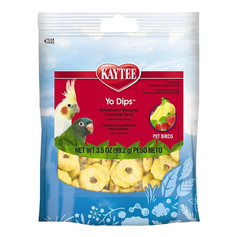 Yo Dips Strawberry Banana Bird Treats – 3.5 Oz 1