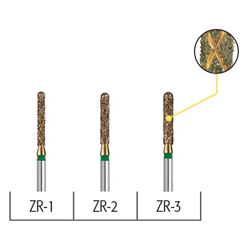 Zr-3 Zirminator Premium Zirconia Diamond Bur Set 1