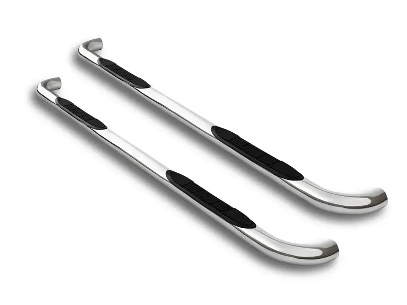 Armordillo Oval Black Side Step Bars For 2009–2014 Dodge Ram 1500 Crew Cab 1