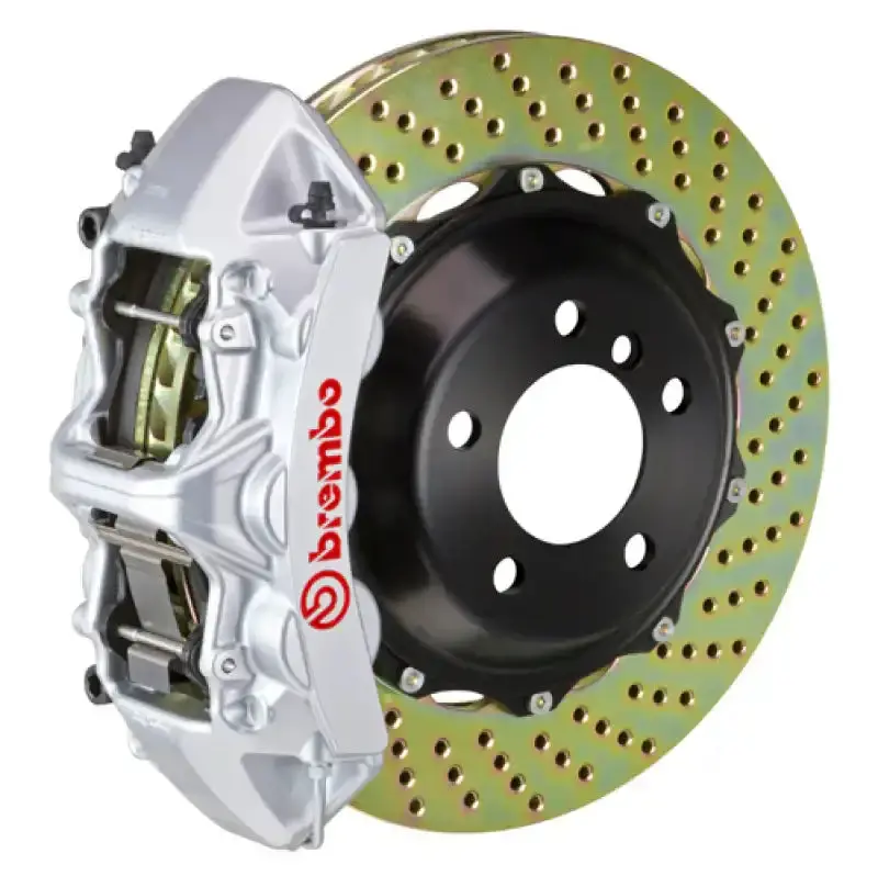 Brembo Gt Big Brake Kit – Rear 380X32Mm Two-Piece Drilled Rotors With 6-Piston Calipers (Audi R8 08–16) 1