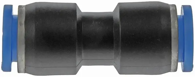 Dorman 800-193 Fuel Line Repair Fitting Kit – 3/8" Nylon Tubing Adapter (Black & Blue, 2-Piece) 1