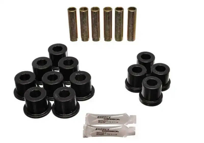 Energy Suspension Gm 2Wd & 4Wd Rear Spring Bushings – Black Polyurethane Replacement Set 1