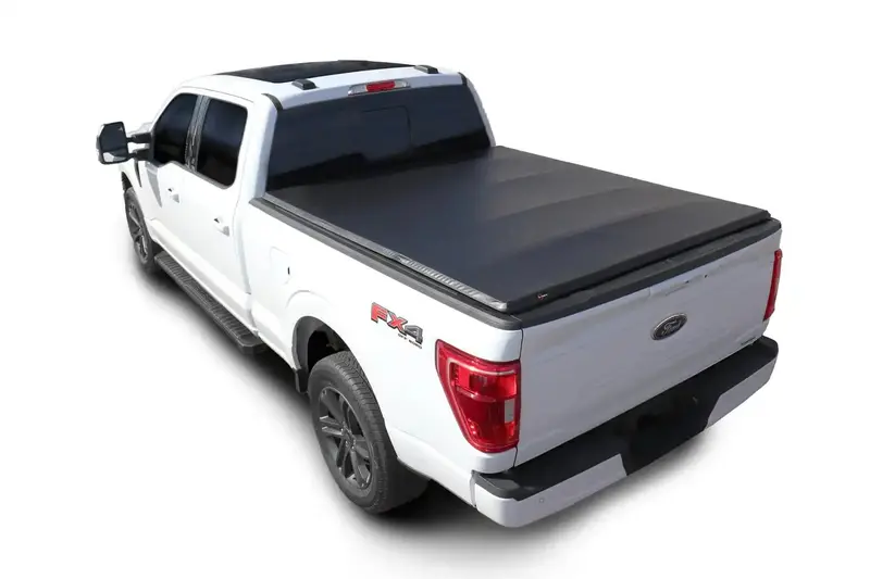 Enthuze Actent304 Soft Tri-Fold Tonneau Cover – Vinyl-Top, Tool-Free Installation 1