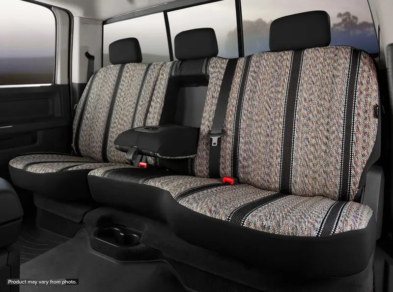 Fia Wrangler Saddleblanket Custom Seat Covers – Tr40 Series, Black/Wine 1