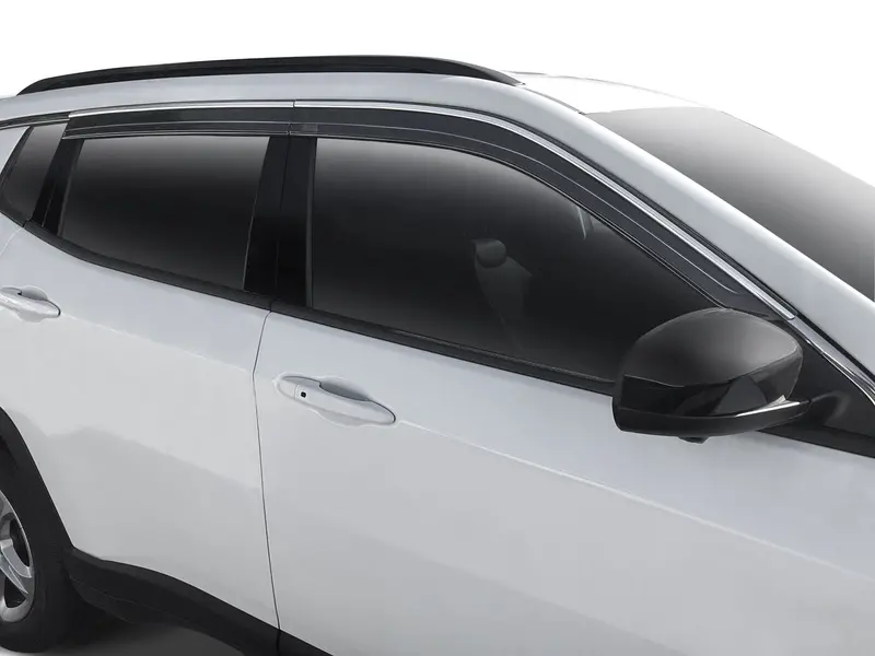 Husky Liners 2884025 Low-Profile Ventvisor Deflectors – Smoke With Chrome Trim (4-Piece) 1