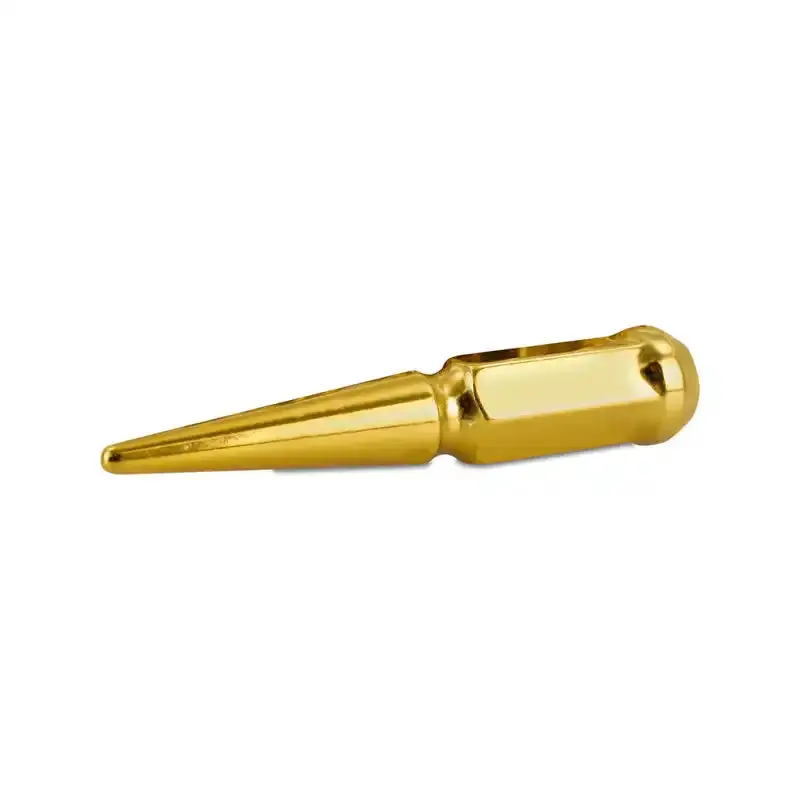 Mishimoto Gold Anodized Steel Spiked Lug Nuts – M12X1.5, 20-Piece Set 1