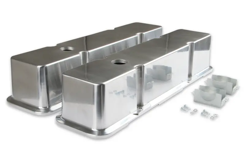 Mr. Gasket Polished Aluminum Tall-Style Valve Covers – Model 6854 1
