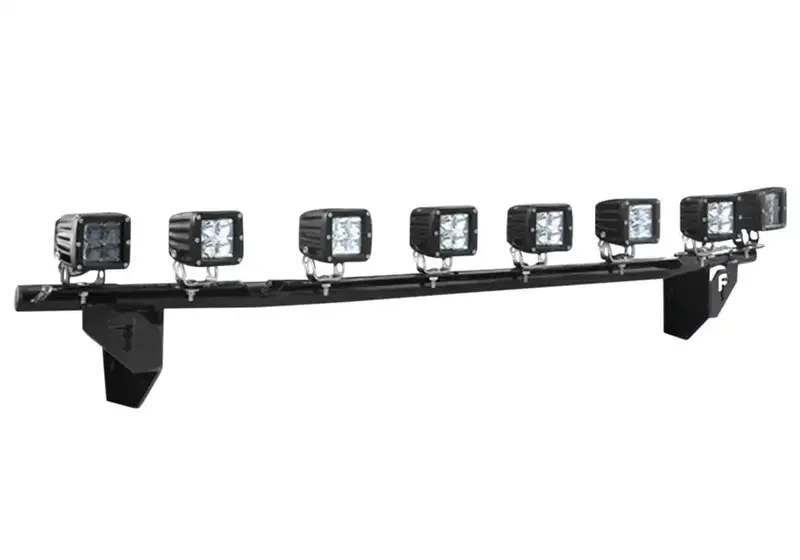 N-Fab Light Mounting Bar – Black, Fits 2017–2021 Ford F250/F350 (Non-A/C Cab), Supports Up To 30 Inches 1