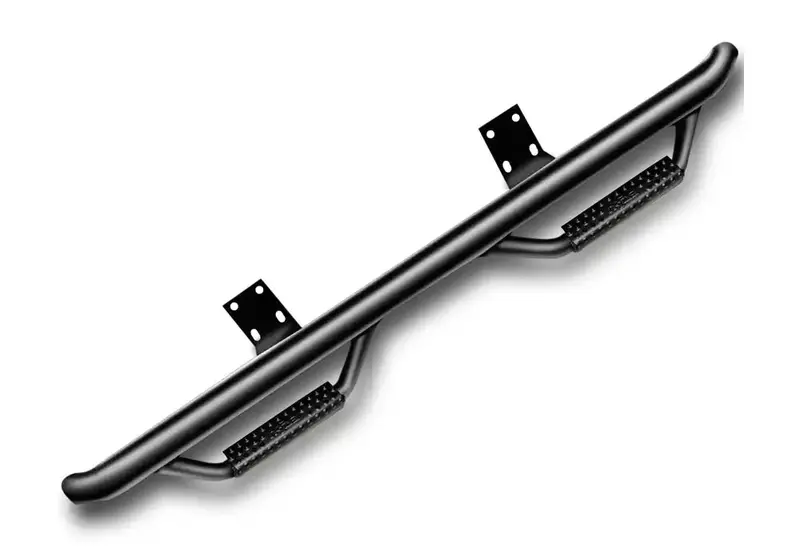 N-Fab Nerf Steps – Dual Step Cab-Length Side Bars For 2022–2023 Nissan Frontier Crew Cab (Tx Black Finish, Model N2273Cc-Tx) 1