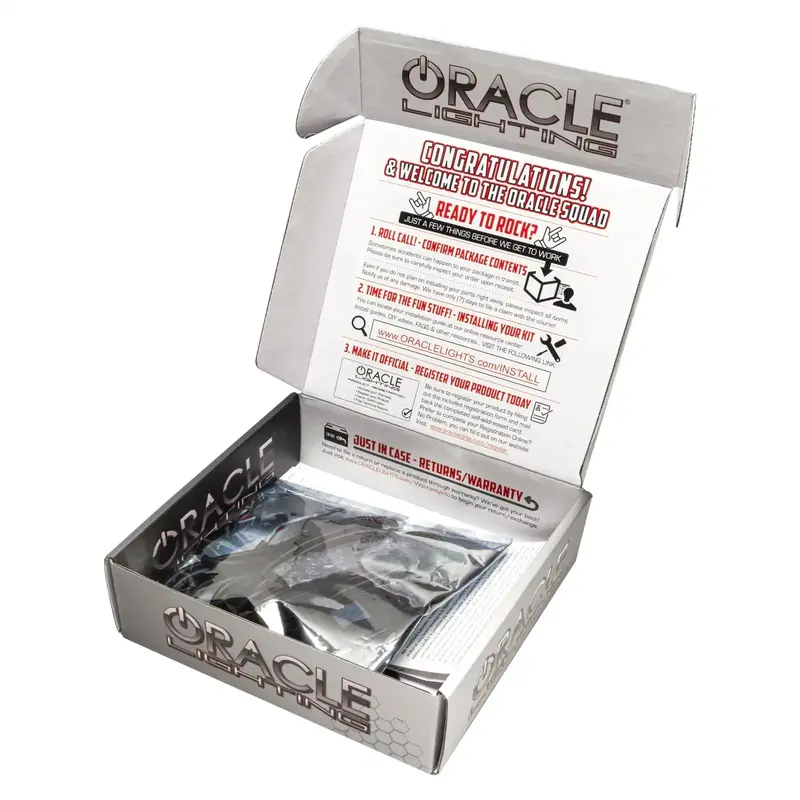 Oracle Lighting 1246-001 Waterproof Led Fog Light Halo Kit – White Illumination 1
