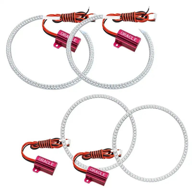 Oracle Lighting 2673-001 Halo Ring Emitter Kit – Plug-And-Play Led Accent Rings For Custom Headlight Styling 1