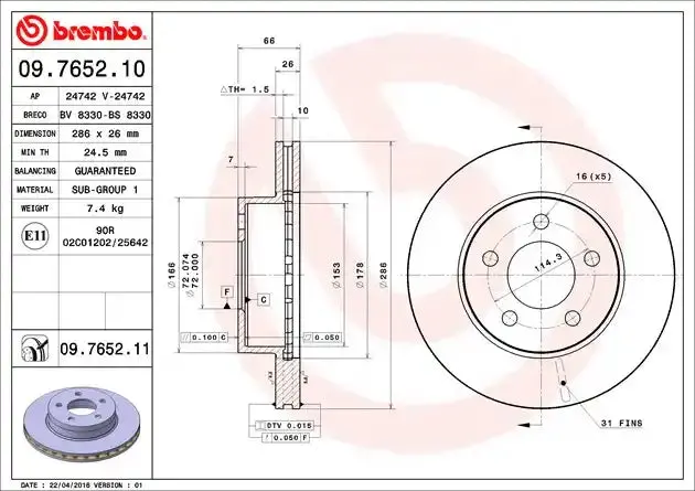 Premium Oe-Style Disc Brake Rotor – Durable Cast Iron Replacement For Common Applications 1
