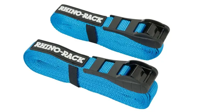 Rhino-Rack Rapid Straps Rtd55P – 18-Foot Heavy-Duty Tie-Downs With Buckle Protection 1