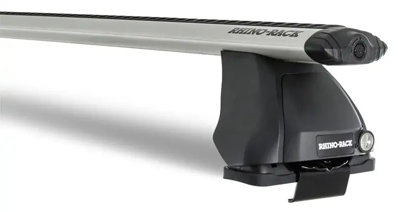 Rhino-Rack Vortex 2500 Silver Roof Rack – 2-Bar Crossbar System With Aerodynamic Design 1