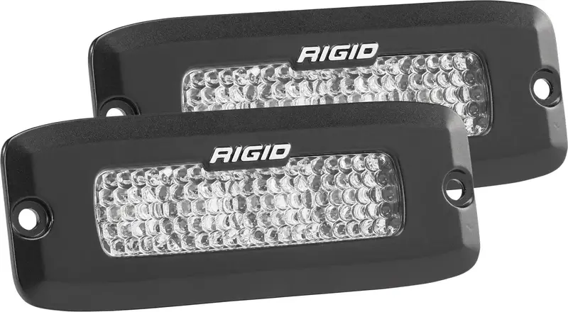 Rigid Industries Sr-Q Series Diffused Led Light – Fm/2 Beam Pattern 1