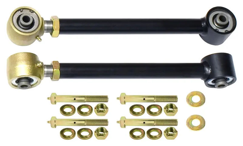 Rockjock Adjustable 4X4 Control Arm Set – Pair Of Heavy-Duty Upper/Lower Arms For Lifted Vehicles 1