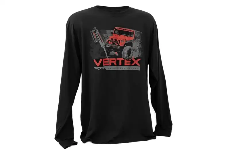 Rough Country Rc Vertex Logo Sleeve T-Shirt – Large 1