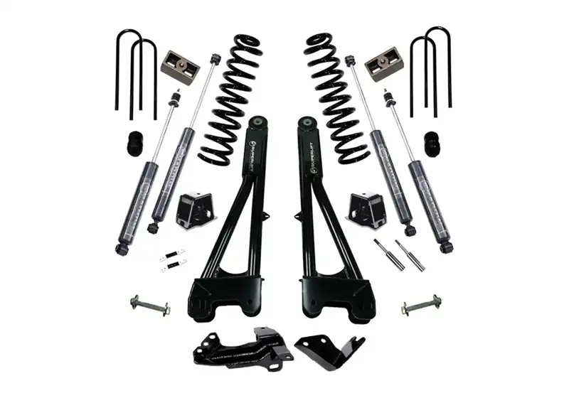 Superlift K975B 4-Inch Lift Kit With Replacement Radius Arms & Bilstein Shocks – Compatible With 2005–2007 Ford F-250/F-350 4Wd Diesel 1