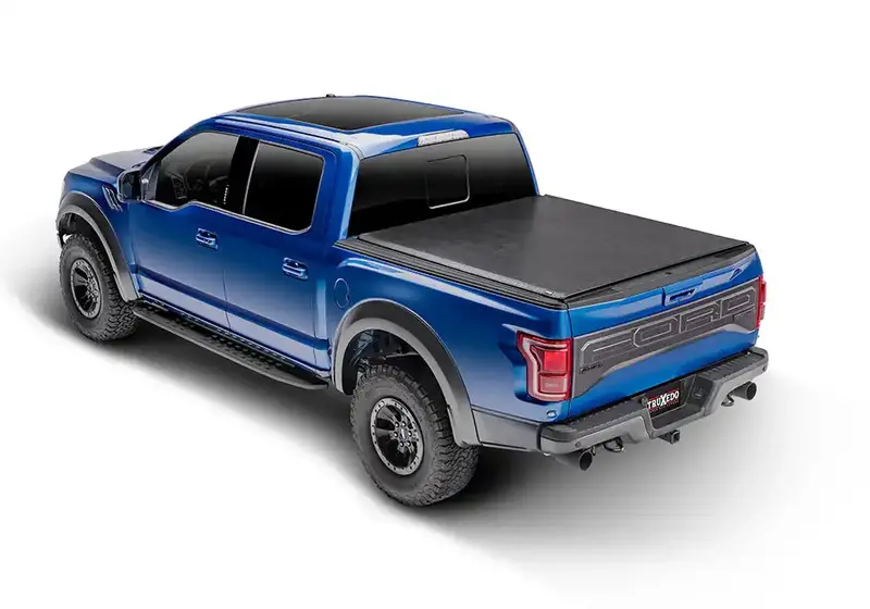 Truxedo Deuce Soft Tonneau Cover In Black For 2015–2023 Ford F-150 (8-Foot Bed, 2-Piece Design) 1