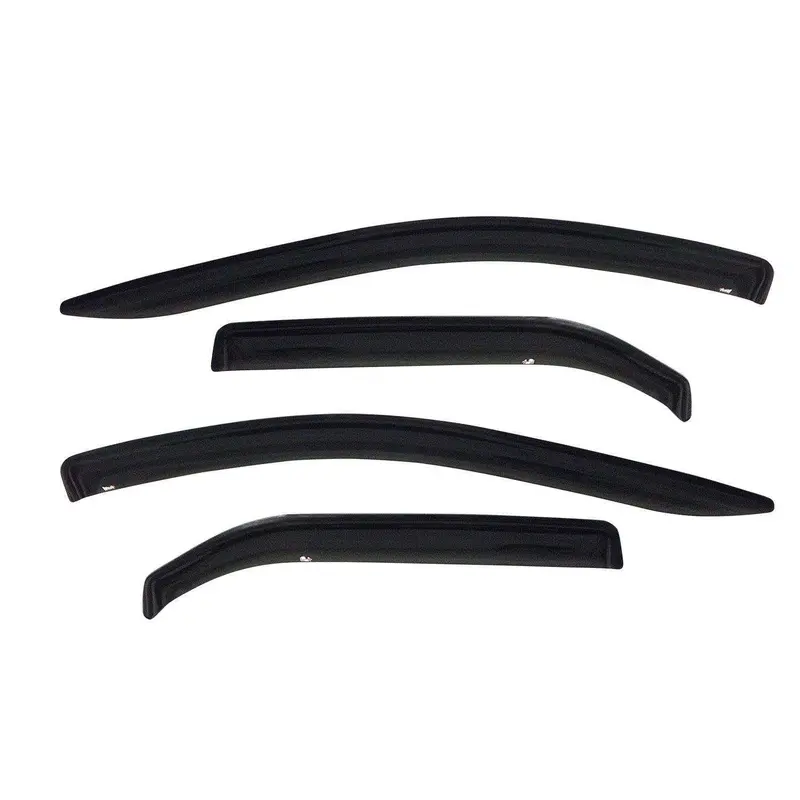 Westin Slim Smoke Wind Deflector Kit – 4-Piece Set For Double Cab Extended Trucks 1